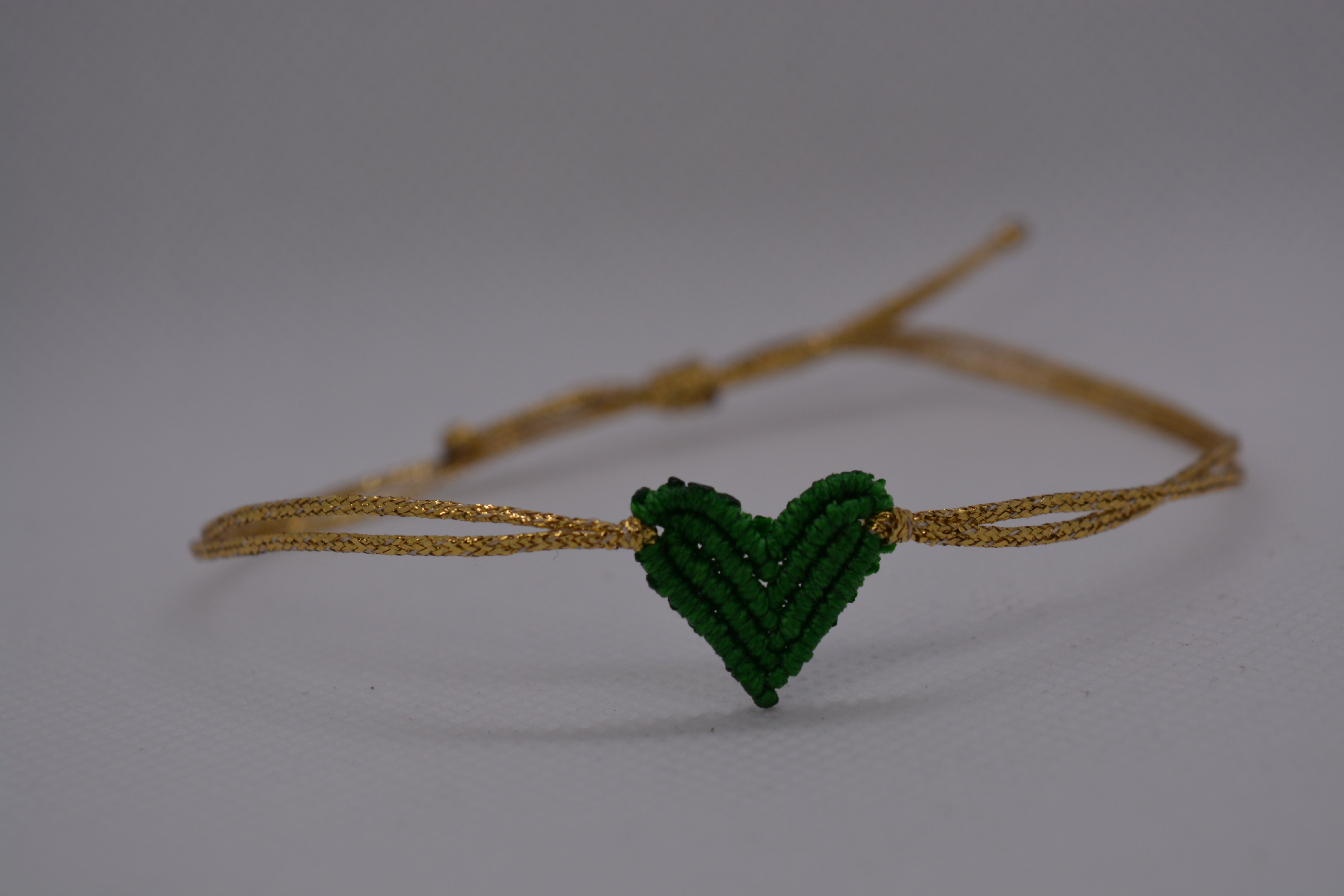 Bracciale Cuore Macramè